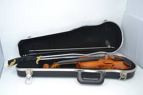 53489 Ton-klar The Orchestra Violin 1/4 With Glasser Ny Bow Shoulder Rest And Case