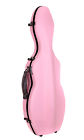 Tonareli Brand New Pink Fiberglass 4 Violin Case W Free Music Bag 729440198176