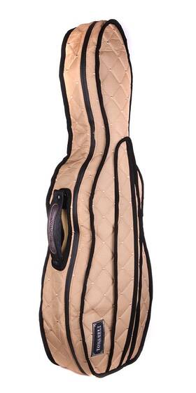 4334266132 Tonareli Music Supply Violin Case Cover For Shaped Fiberglass Cases - Golden