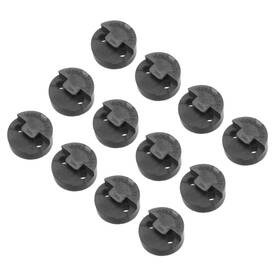 Uxcell 614553742067 12 Pack 4/4 Violin Mute Practice Round Style Red For Volume Control