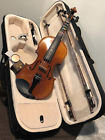 Vcn-700 Cecilio Highly Flamed Back Ebony Fitted Solid Wood Violin