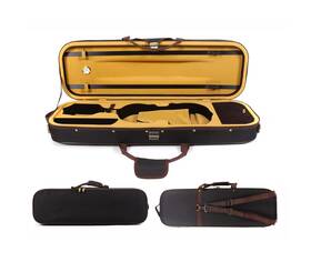 Vetimobato 918984961450 Professional Hard-shell Violin Case 4/4 Full Size Oblong Hard Wit