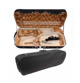 Vetimobato 918984979066 Adjustable Double Violin Case Viola Hold 2 Or 1 And