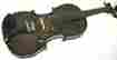 Vh-blk Helmke Viotti Violin Fiddle 3 4 Transparent Black W Case Bow Rosin