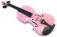 3128c-pi Vh-pi-3 Size Set Violin 4 Sale Holiday 3 Case Bow Pink