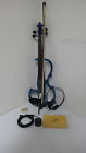 Cevn-2bl Violin V122610m 4 Silent Wood Electric Solid Cecilio Blue Metallic