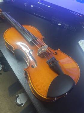 Hc106 Violmaster Violin 4/4 - Young Master Flamed Maple Stradavarius Style 1998