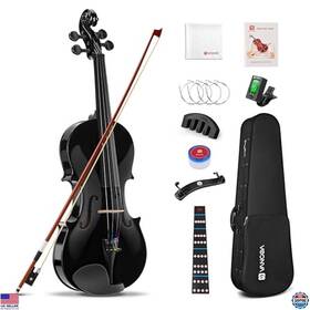 Visit The Vangoa Store B0b4jrhws3 4/4 Full Size Violin Starter Kit For Adults And Kids 11 Complete Set