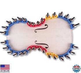 B0cz9hzdlx Visit The Vetimobato Store Violin Making Tools 32pcs Abs Gluing Clamps For Repair And Violins