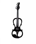 Vlnblacknight Le Var Levar Electric Violin Black Headphones Bow And