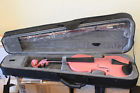 Vlnlv100pink Levar Student Violin Outfit Pretty Pink Scratch Dent 816627011486