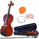 Vlp13-44 Adm 4 Full Size Handcrafted Solid Wood Student Acoustic Violin Starter Kit