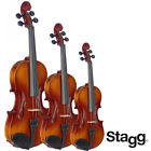 Vn-l Stagg New Deluxe Spruce Top Violin Ensemble With Case Bow