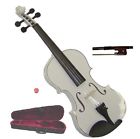 Vn100-wh Merano White Handmade Violin