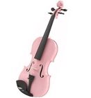 Vn100pk Unbranded Pink Orchestra Student Violin Set Of Free Gifts