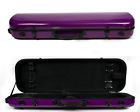Vnfo1006 Tonareli Music Supply Violin Oblong Fiberglass Case Purple