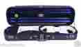 Vnh1201 Tonareli Brand New 4 Violin Hard Oblong Case Blue 729440198350