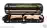Vnh1202 Tonareli Brand New 4 Violin Hard Oblong Case Olive Green 729440198367