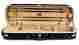 Vnh1203 Tonareli Music Supply Oblong Hard Violin Case Brown Paisley 4 729440198374