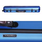 Vnpco1001 Tonareli Music Supply Violin Oblong Polycarbonate Fiberglass Case Blue