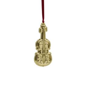 Wallace 044228063041 2023 Gold Plated Musical Instrument Violin Ornament 2nd Edition Wallace 044228063041 2023 Gold Plated Musical Instrument Violin Ornament 2nd Edition