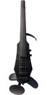 Wav5-violin-obk Ns Design Electric Violin Transparent Black Finish Used 857923000675