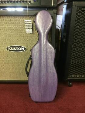 Vf11 West Coast Strings Vf12 Violin Fiberglass Pro Case 4/4 Brushed Purple New