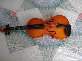 Wl80e4d William Lewis And Son Violin 4/4 With 2 Bows. Made In 2000. Please Read