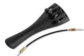 918411p Wittner Violin Tailpiece Brown 4/4 418641 Hi-tech Plastic