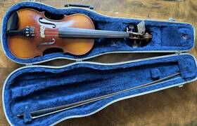 Wl87e4 Wm. Lewis & Son Selmer 2007 And 4/4 Violin One Piece Back