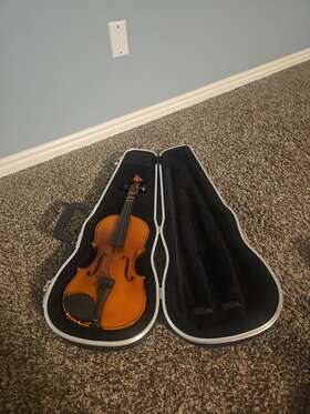 Wl16e2 Wm. Lewis & Son And Devonshire Violin Hard Case - 1/2 Size