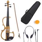4cevn-l2y Wood Electric L3 Yellow Maple Left-handed Violin Metallic Cecilio