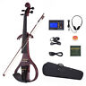 Wqc6386666934765pq Ammoon Solid Wood Silent Electric Violin Fiddle Maple 798881807565
