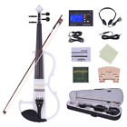 Wth2360160953664ab Ammoon Size Solid Electric Silent Violin Case Bow Tuner Us
