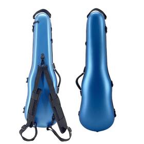 Wuqimusc 918984947140 Violin Case 4/4 Full Size Hard Strong Carbon Fiber Anti-scratch Shaped F