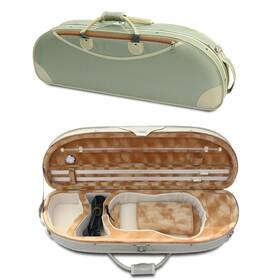 Wuqimusc 918984967568 Violin Case 4/4 Full Size Nylon Oxford Lightweight Box Adjustable Shoulder St