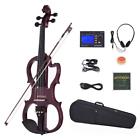 Xno6612498476737hm Ammoon Full Size Silent Electric Violin Fiddle Case 728619146291