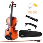Y32-80200-01 Y32-80200-01-new Ohuhu Full Size Natural Violin Fiddle With Case Bow Rosin