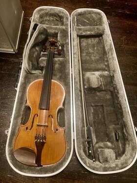 Yamaha 00370 Violin With Bow Andcarrying Case Model V-5 4/4 Anno 2009 No. 22504