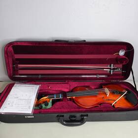 Vfg6890 Yamaha Acoustic Violin With Case Instructions And Care Sheets