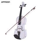 Ydp6592083670123ai Ammoon Full Size Acoustic Electric Violin Fiddle Solid 799899003017