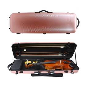 Yinfente 599451177957 Violin Case 4/4 Full Size Carbon Fiber Oblong With M