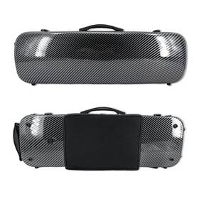 Yinfente 732173893157 Advance Violin Case 4/4 Carbon Fiber Cases Hard Shell For With Back St