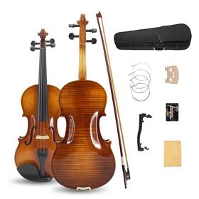 Youngmonic Vln-6-1 4/4 Violin Kit Maple Neck Linden Solid Plywood Body High-gloss Finish