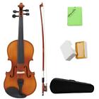 Zdc4502844443979hb Ammoon Acoustic Violin Fiddle Case Rosin Wiper For 799899207491
