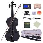 Zpr7898128747198up Ammoon Beginner Acoustic Electric Violin Solid Black Case 799899230871 Zpr7898128747198up Ammoon Beginner Acoustic Electric Violin Solid Black Case 799899230871