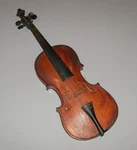 Antique Vtg Ca 1900S ? Nicolaus Amatus Cremona Violin Copy With Repair Shop Note. Fixed Price $832.50.