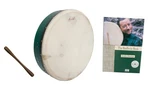 Roosebeck Bodhran Irish Tunable Drum, Green, T-bar + Book/dvd. Fixed Price $129.99.