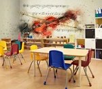 3D Musical Note Violin ZHU4920 Wallpaper Mural Removable Self-adhesive Zoe. Fixed Price $19.99.