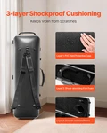 Vevor 4/4 Full Size Violin Case, Built-in Hygrometer, Lightweight Portable Trave. Fixed Price $135.90.